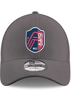 New Era St Louis City SC St. Louis City SC 9FORTY Adjustable Hat - Grey
