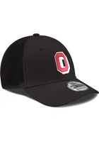 New Era Ohio State Buckeyes Mens Black NEO 39THIRTY Flex Hat