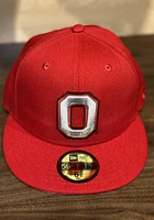 New Era Ohio State Buckeyes Mens Red 59FIFTY Fitted Hat