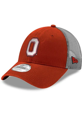 New Era Ohio State Buckeyes Trucker 9FORTY Classic Adjustable Hat - Red