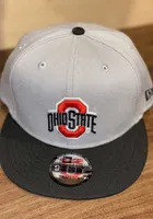 New Era Ohio State Buckeyes Grey 9FIFTY Mens Snapback Hat