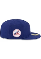 New Era Los Angeles Dodgers Mens Blue Icy Side Patch 59FIFTY Fitted Hat