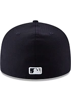 New Era York Yankees Mens Navy Blue Wool 59Fifty Fitted Hat