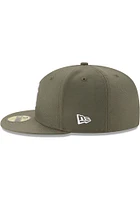 New Era York Yankees Mens Olive Mlb Basic 59Fifty Fitted Hat