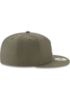 New Era York Yankees Mens Olive Mlb Basic 59Fifty Fitted Hat