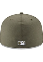 New Era York Yankees Mens Olive Mlb Basic 59Fifty Fitted Hat