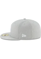 New Era York Yankees Mens Grey MLB Basic 59FIFTY Fitted Classic Hat