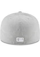 New Era York Yankees Mens Grey MLB Basic 59FIFTY Fitted Classic Hat