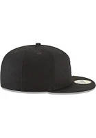 New Era York Yankees Mens Black On White 59Fifty Fitted Hat