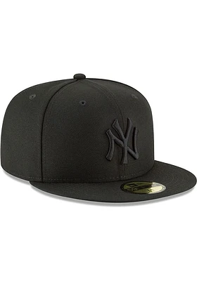 New Era York Yankees Mens Black Tonal 59Fifty Fitted Hat