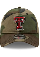 New Era Texas Tech Red Raiders Core Classic 9TWENTY 2.0 Adjustable Hat - Green