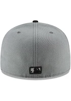 New Era Los Angeles Dodgers Mens Grey 2T Basic 59FIFTY Fitted Hat
