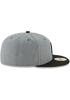 New Era Los Angeles Dodgers Mens Grey 2T Basic 59FIFTY Fitted Hat