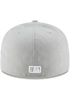 New Era Los Angeles Dodgers Mens Grey Basic 59FIFTY Fitted Hat