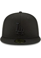 New Era Los Angeles Dodgers Mens Black Tonal 59FIFTY Fitted Hat