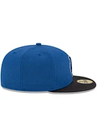 New Era Indianapolis Colts Mens Blue 2021 Sideline Road 59FIFTY Fitted Hat
