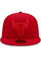 New Era Chicago Bulls Mens Red Color Pack 59FIFTY Fitted Hat