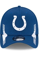 New Era Indianapolis Colts Mens Blue 2021 Sideline Home 39THIRTY Flex Hat