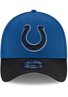 New Era Indianapolis Colts Mens Blue 2021 Sideline Road 39THIRTY Flex Hat