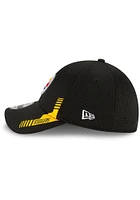 New Era Pittsburgh Steelers Mens Black 2021 Sideline Home 39THIRTY Classic Flex Hat