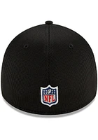 New Era Pittsburgh Steelers Mens Black 2021 Sideline Home 39THIRTY Classic Flex Hat