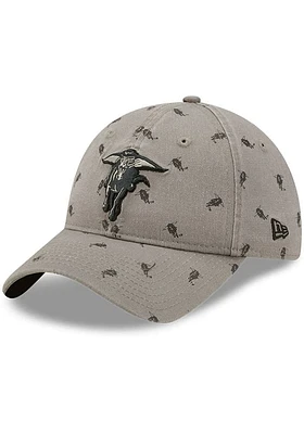 New Era Texas Tech Red Raiders Grey Scatter 9TWENTY Womens Adjustable Hat