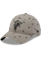 New Era Texas Tech Red Raiders Grey Scatter 9TWENTY Womens Adjustable Hat