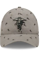 New Era Texas Tech Red Raiders Grey Scatter 9TWENTY Womens Adjustable Hat