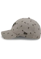 New Era Texas Tech Red Raiders Grey Scatter 9TWENTY Womens Adjustable Hat
