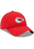 New Era Kansas City Chiefs Red Scatter 9TWENTY Womens Adjustable Hat