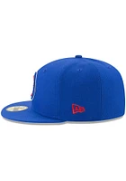 New Era Detroit Pistons Mens Blue Primary 59FIFTY Fitted Hat