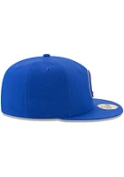 New Era Detroit Pistons Mens Blue Primary 59FIFTY Fitted Hat