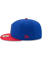 New Era Detroit Pistons Mens Blue 2T 59FIFTY Fitted Hat