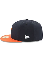 New Era Houston Astros Mens Blue 2T Road 2017 59FIFTY Fitted Hat