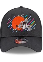 New Era Cleveland Browns Mens Grey 2021 Crucial Catch 39THIRTY Flex Hat