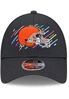 New Era Cleveland Browns 2021 Crucial Catch Stretch 9FORTY Adjustable Hat - Grey