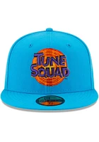 New Era NBA Gear Mens Blue GCP Space Jam Tune Squad 59FIFTY Fitted Hat
