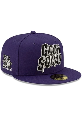 New Era NBA Gear Mens Purple GCP Space Jam Goon Squad 59FIFTY Fitted Hat