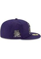 New Era NBA Gear Mens Purple GCP Space Jam Goon Squad 59FIFTY Fitted Hat