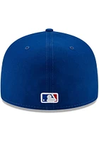 New Era Atlanta Braves Mens Blue ATL MLB21 TBTC 59FIFTY Fitted Hat