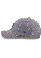 New Era Philadelphia 76ers Grey JR Blossom 9TWENTY Youth Adjustable Hat