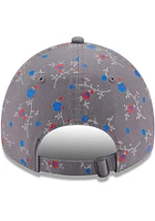 New Era Philadelphia 76ers Grey JR Blossom 9TWENTY Youth Adjustable Hat