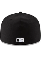 New Era Chicago White Sox Mens Black Wool 59FIFTY Fitted Hat