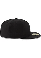New Era Chicago White Sox Mens Black Wool 59FIFTY Fitted Hat