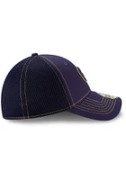 New Era Milwaukee Brewers Mens Navy Blue Team Neo 39THIRTY Flex Hat