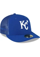 New Era Kansas City Royals Mens Blue All Star Game No Patch LP 59FIFTY Fitted Hat