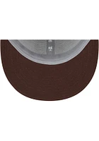 New Era Cleveland Browns Brown Cleveland Browns Tonal Custom Logo Canvas LP9FIFTY Mens Snapback Ha..