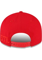New Era St Louis Cardinals Red St. Louis Cardinals Red Tonal Custom Logo Canvas LP9FIFTY Mens Sn..