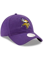 New Era Minnesota Vikings Purple Core Classic 9TWENTY Womens Adjustable Hat