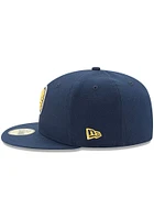 New Era Indiana Pacers Mens Navy Blue Basic 59FIFTY Fitted Hat